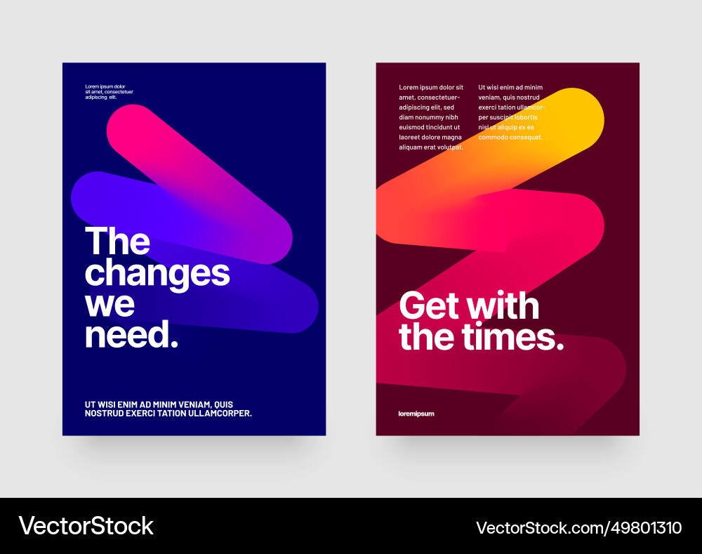 Layout template for events or business related Vector Image