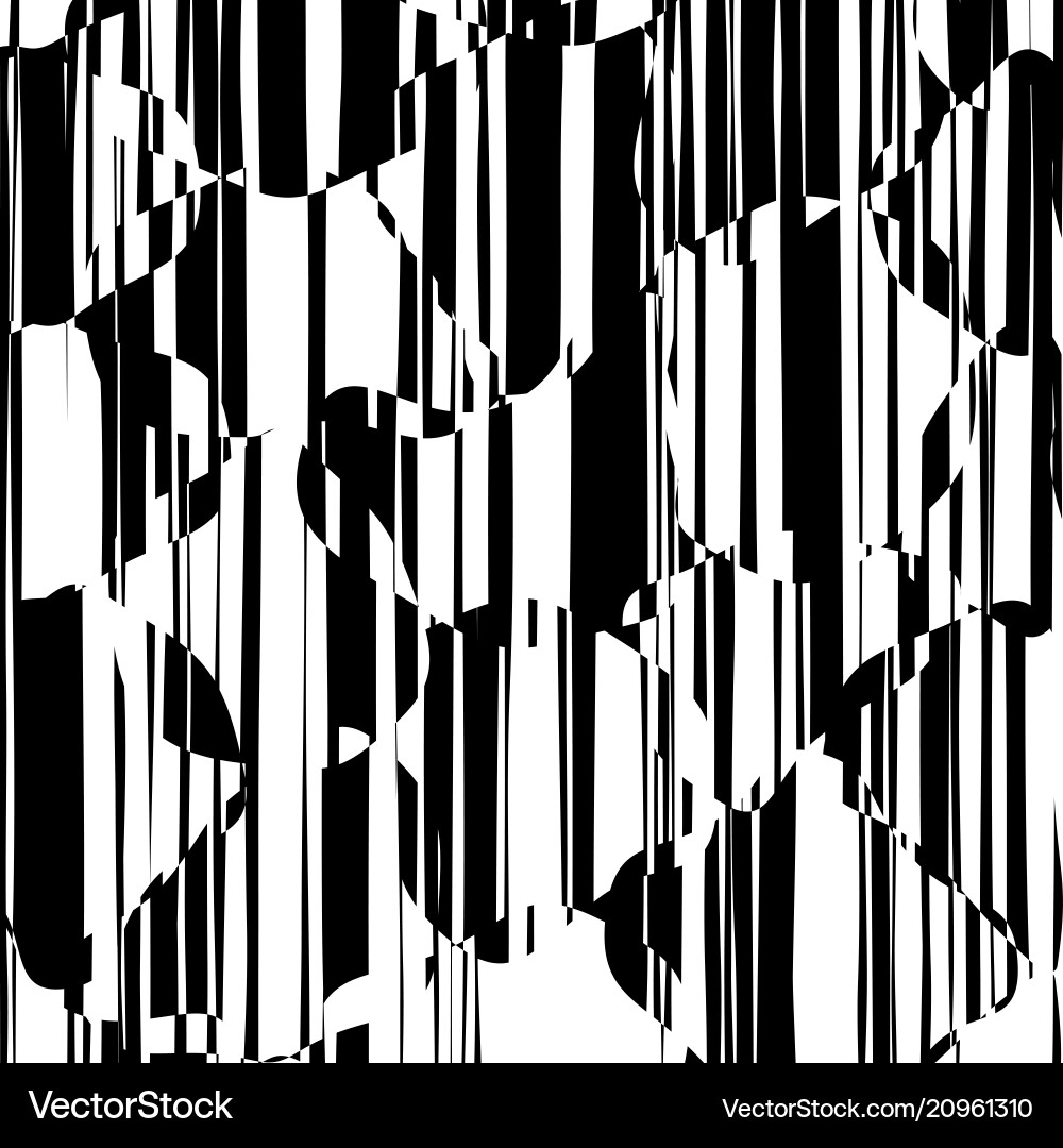 Random chaotic lines abstract geometric pattern Vector Image