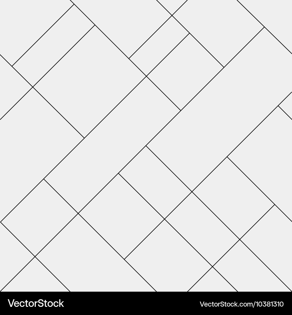 Seamless pattern diagonal polygonal rectangular vector image