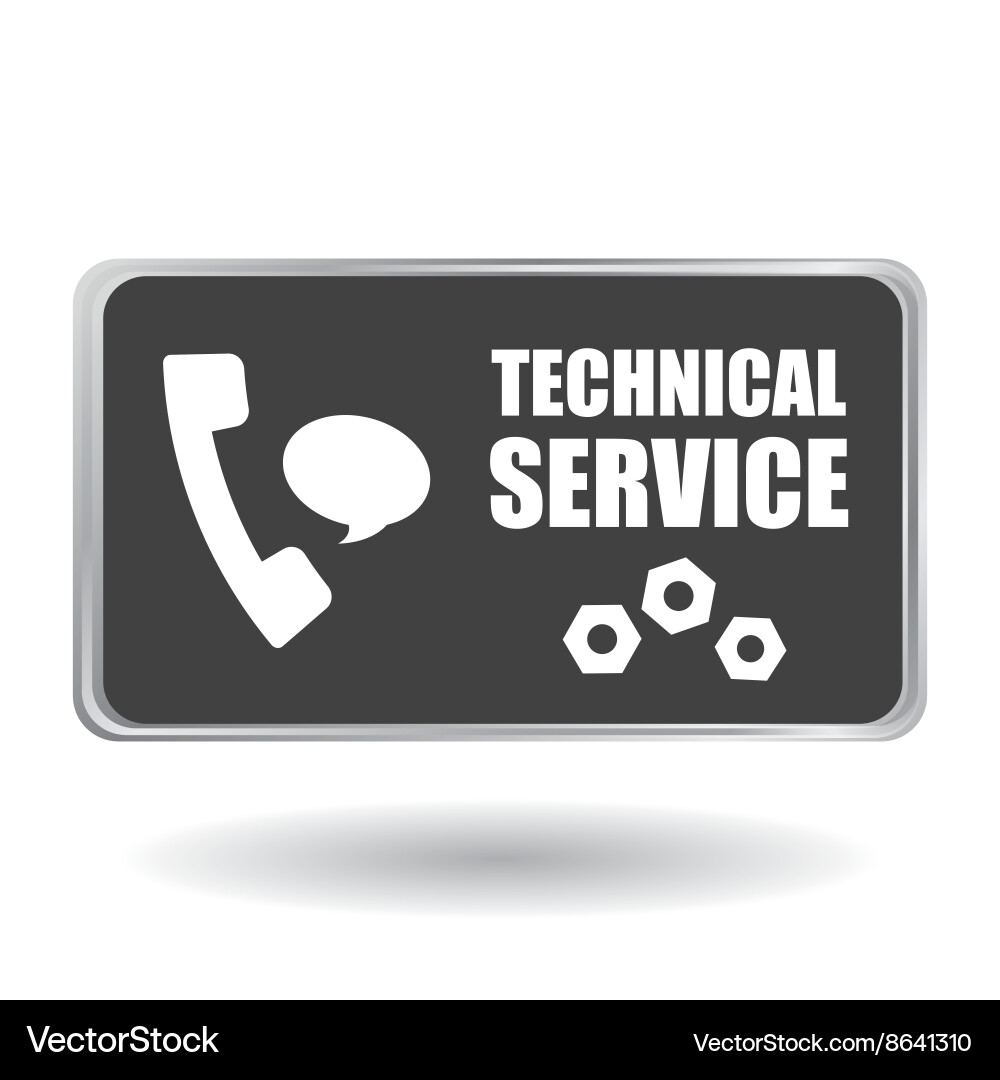 Technical service call center icon support Vector Image