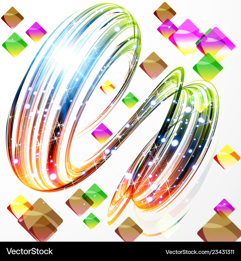 Abstract background- colored twisted round shape Abstract background- colored twisted round shape vector image