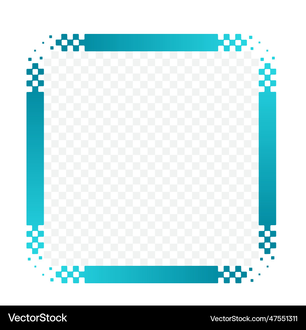 Abstract square race track checkered flag frame Abstract square race track checkered flag frame Vector Image