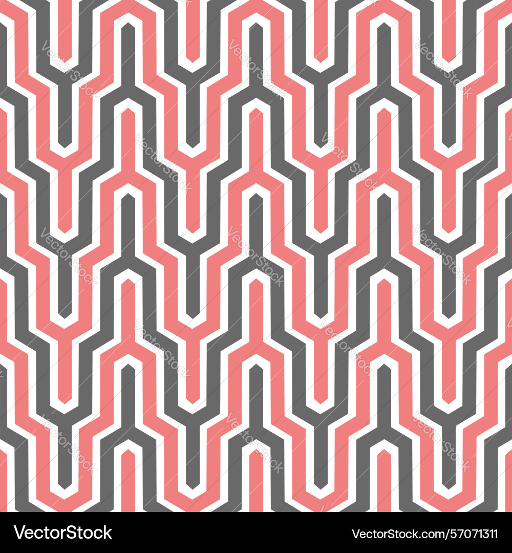 Colourful ziggurat pattern design Vector Image