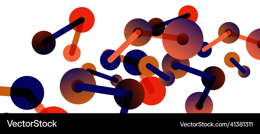 Network concept abstract background dots Vector Image