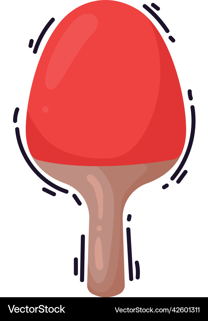Ping pong racket Vector Image