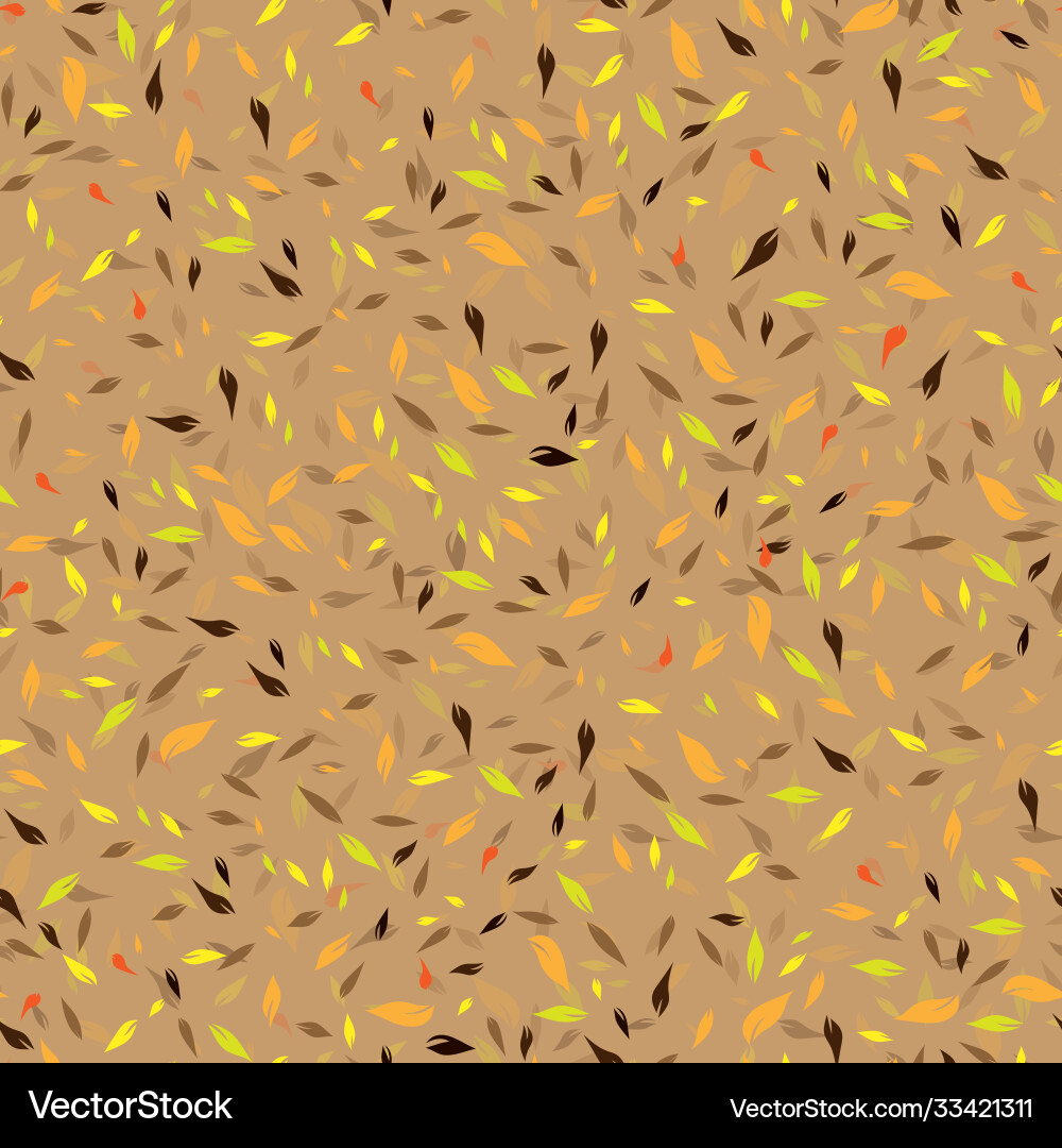 Seamless repeating autumn pattern twigs Seamless repeating autumn pattern twigs vector image