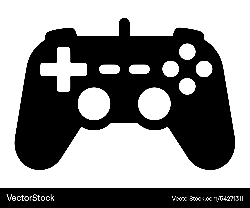 Wireless game controller on a white background Wireless game controller on a white background Vector Image