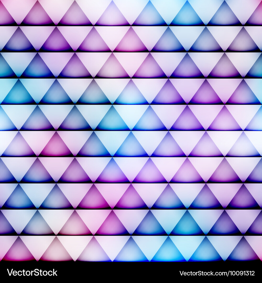 Abstract seamless triangle pattern vector image