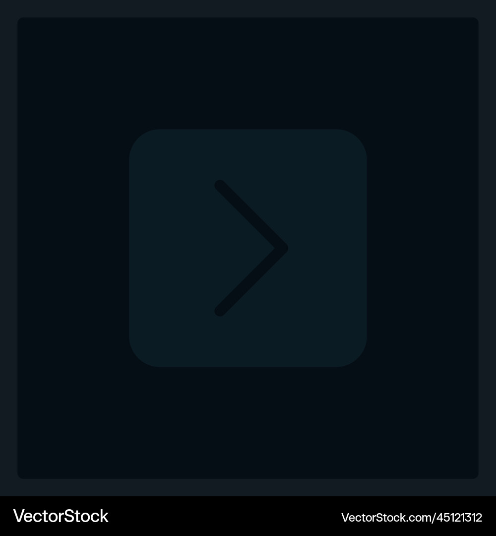 Disabled forward button ui element template Disabled forward button ui element template vector image
