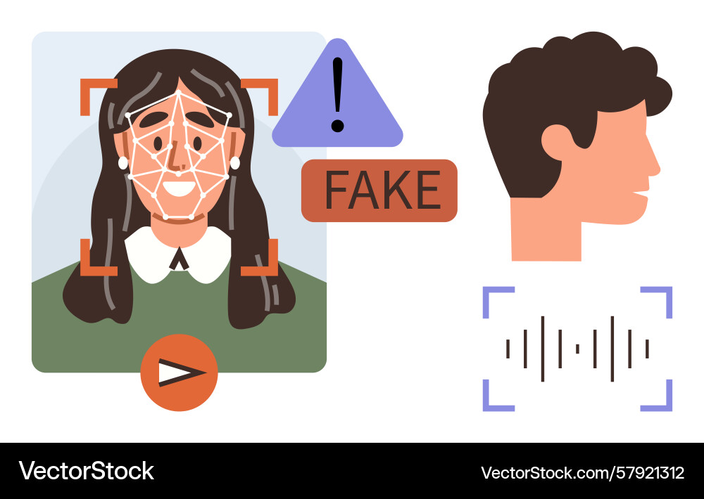 Facial recognition and deepfake detection using Vector Image