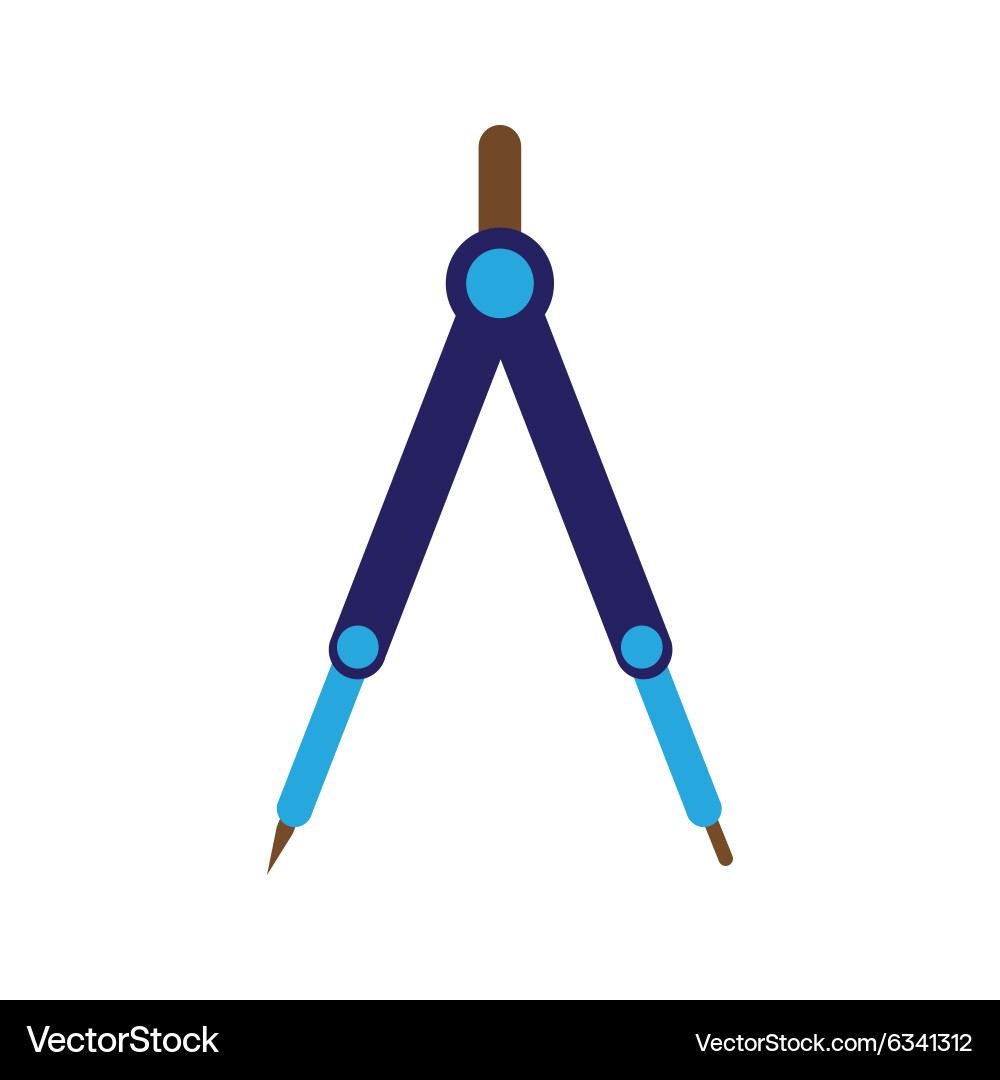 Flat with shadow icon and mobile application vector image
