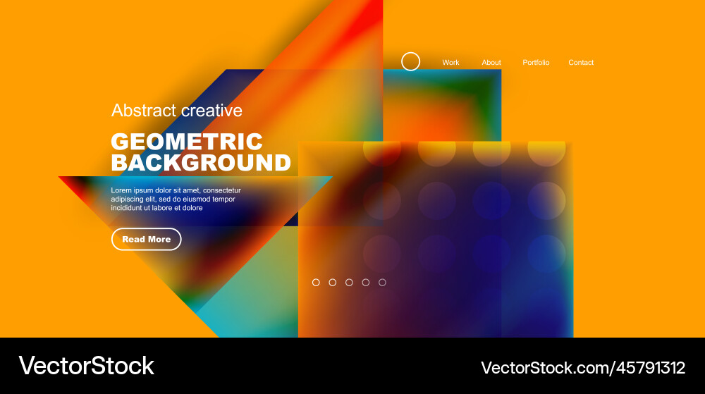 Geometric elements - squares and triangles Geometric elements - squares and triangles Vector Image