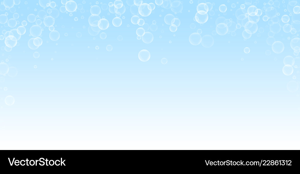 Random soap bubbles abstract background blowing b Random soap bubbles abstract background blowing b vector image