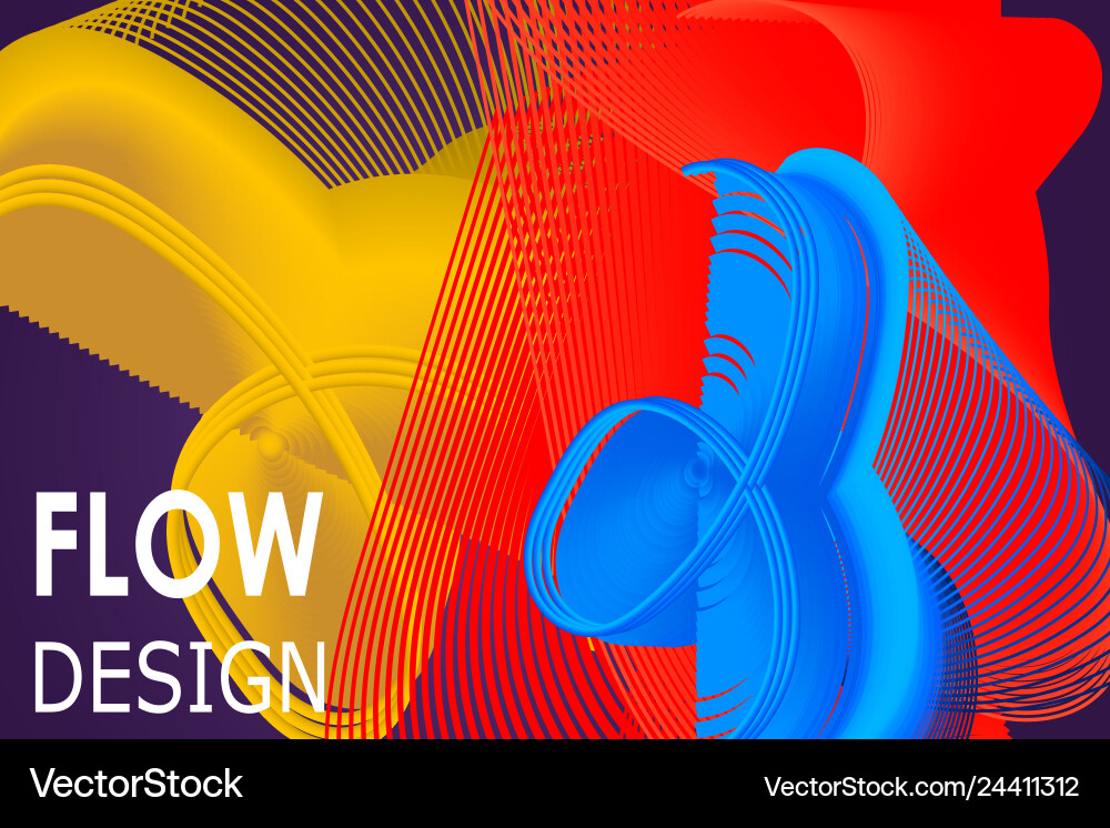Wave texture on dark background flow shapes Wave texture on dark background flow shapes vector image