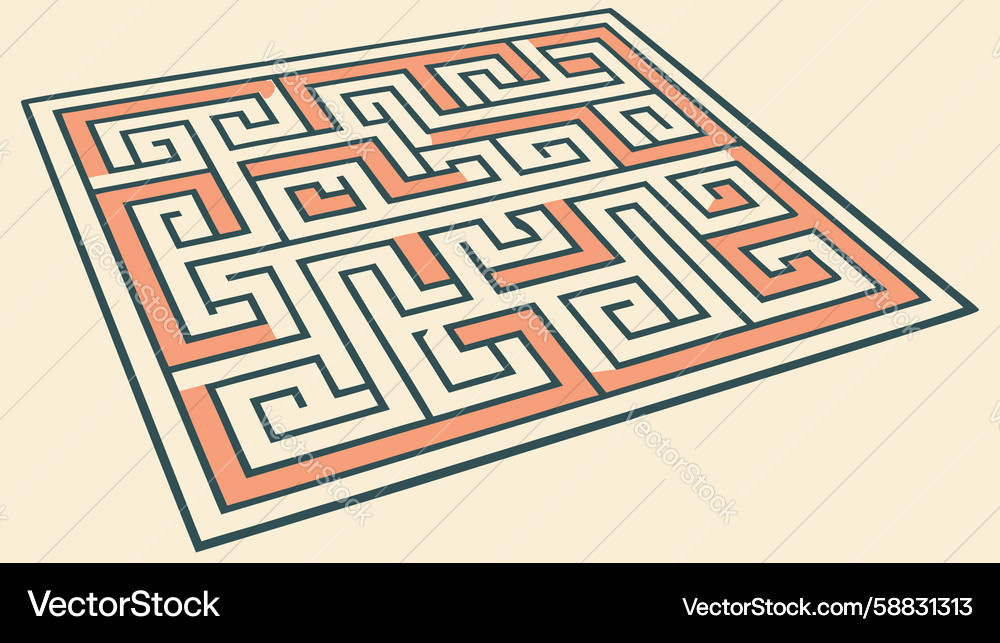 Abstract geometric star pattern with repeating Vector Image