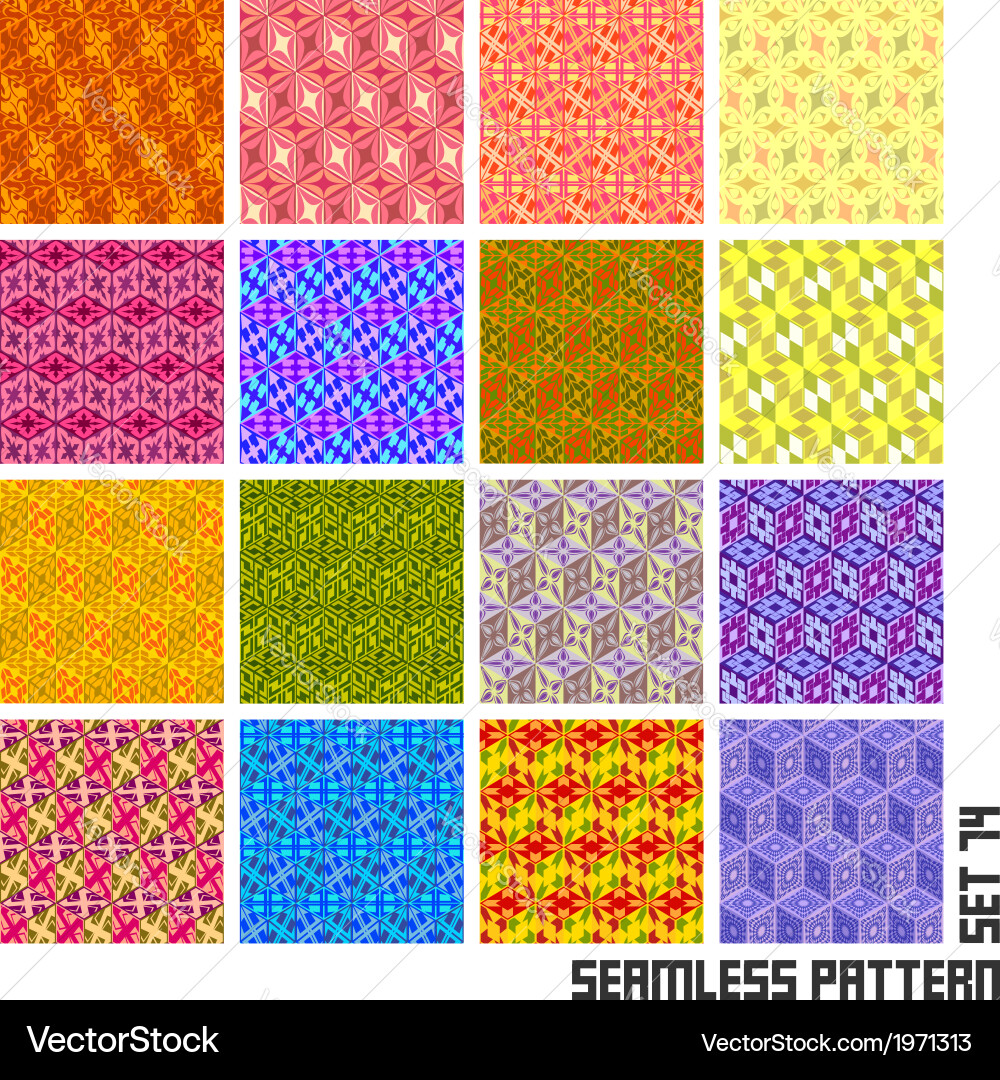 Abstract Seamless Pattern Vector Image