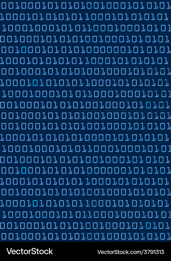 Binary Code Background vector image