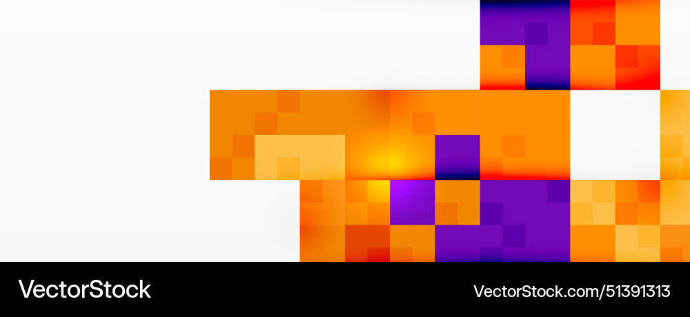 Dynamic colorful squares background Dynamic colorful squares background Vector Image