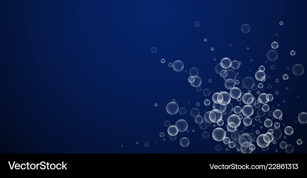Random soap bubbles abstract background blowing b Random soap bubbles abstract background blowing b vector image