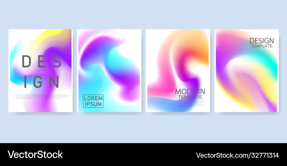 Abstract mockup colorful gradient background a4 Abstract mockup colorful gradient background a4 Vector Image