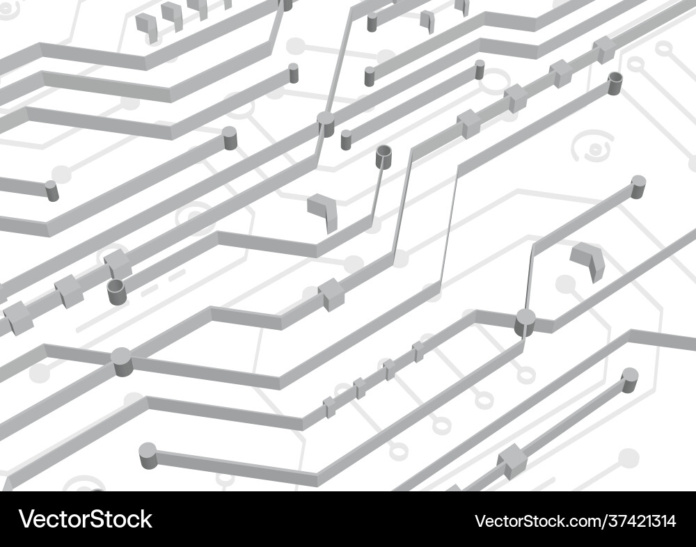 Circuit technology background with hi-tech digital Circuit technology background with hi-tech digital vector image