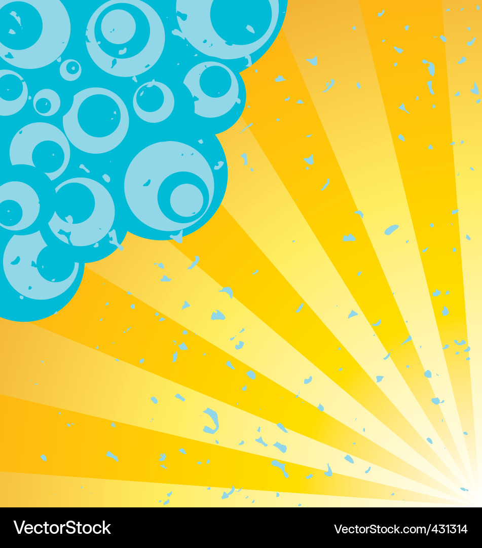 Dynamic Sunburst Abstract vector image