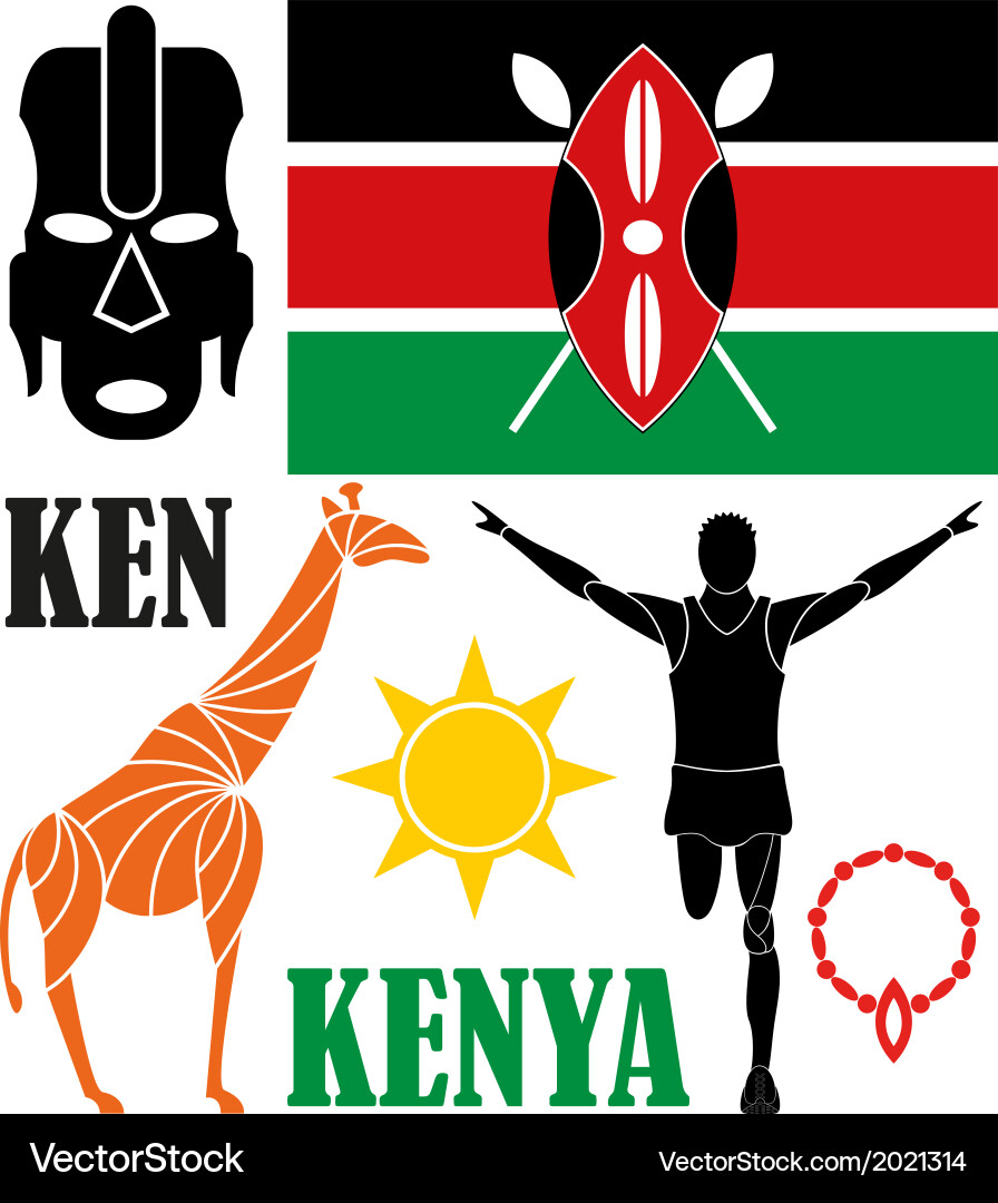 Kenya Vector Image