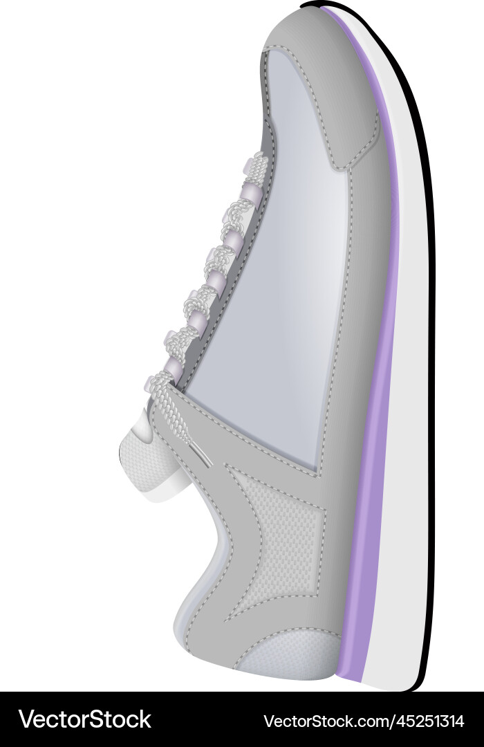 Realistic sport shoe Realistic sport shoe vector image