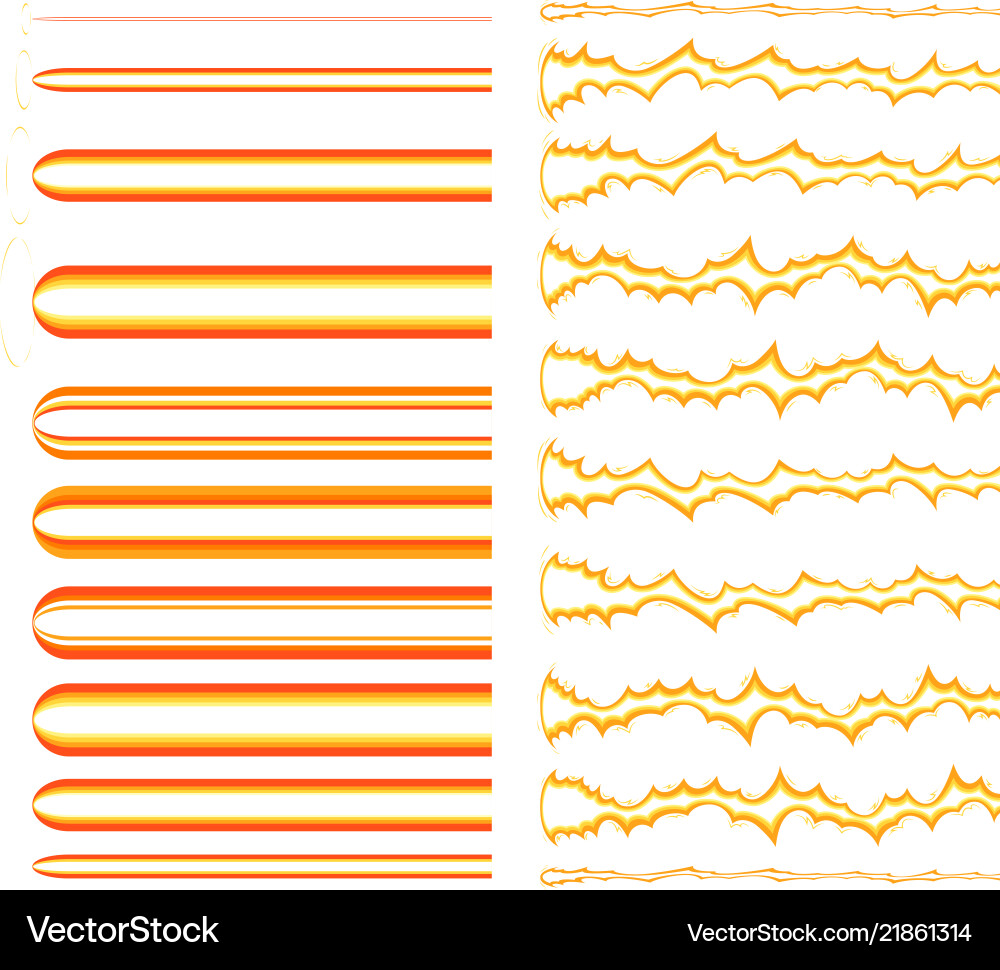 Retro Shooting Game Sprites vector image
