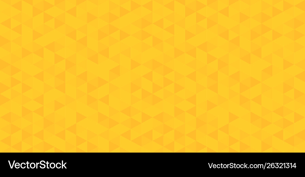 Yellow polygon background design template vector image