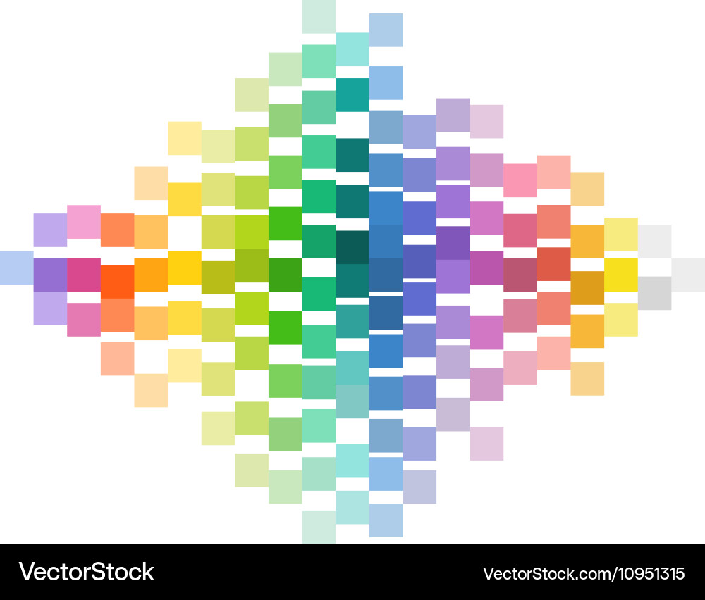 Abstract colorful gradient indicator vector image