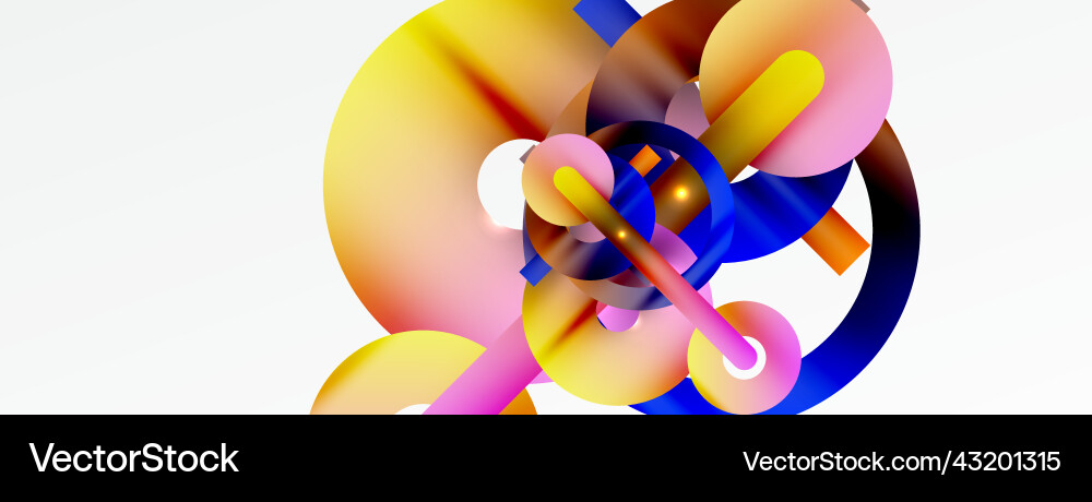 Minimal geometric abstract background shiny Vector Image
