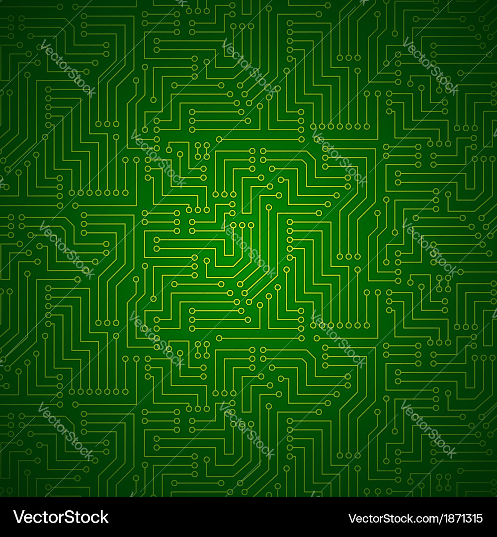 Printed Circuit Board Pattern vector image