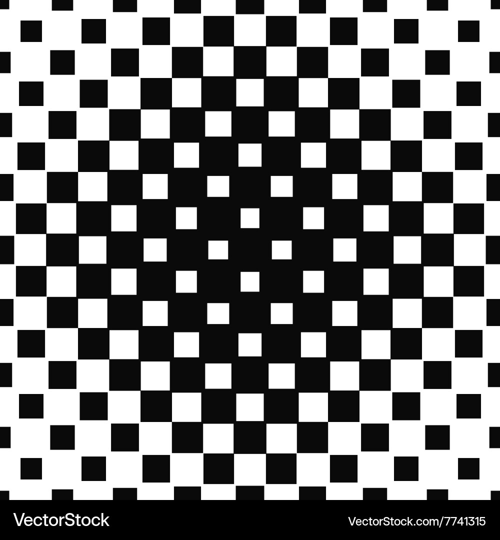 Repeating halftone square pattern design Vector Image