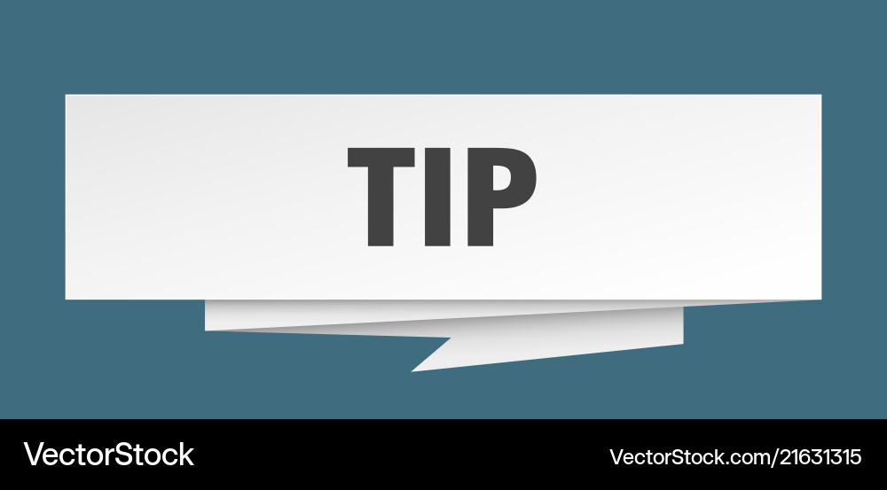 Tip vector image