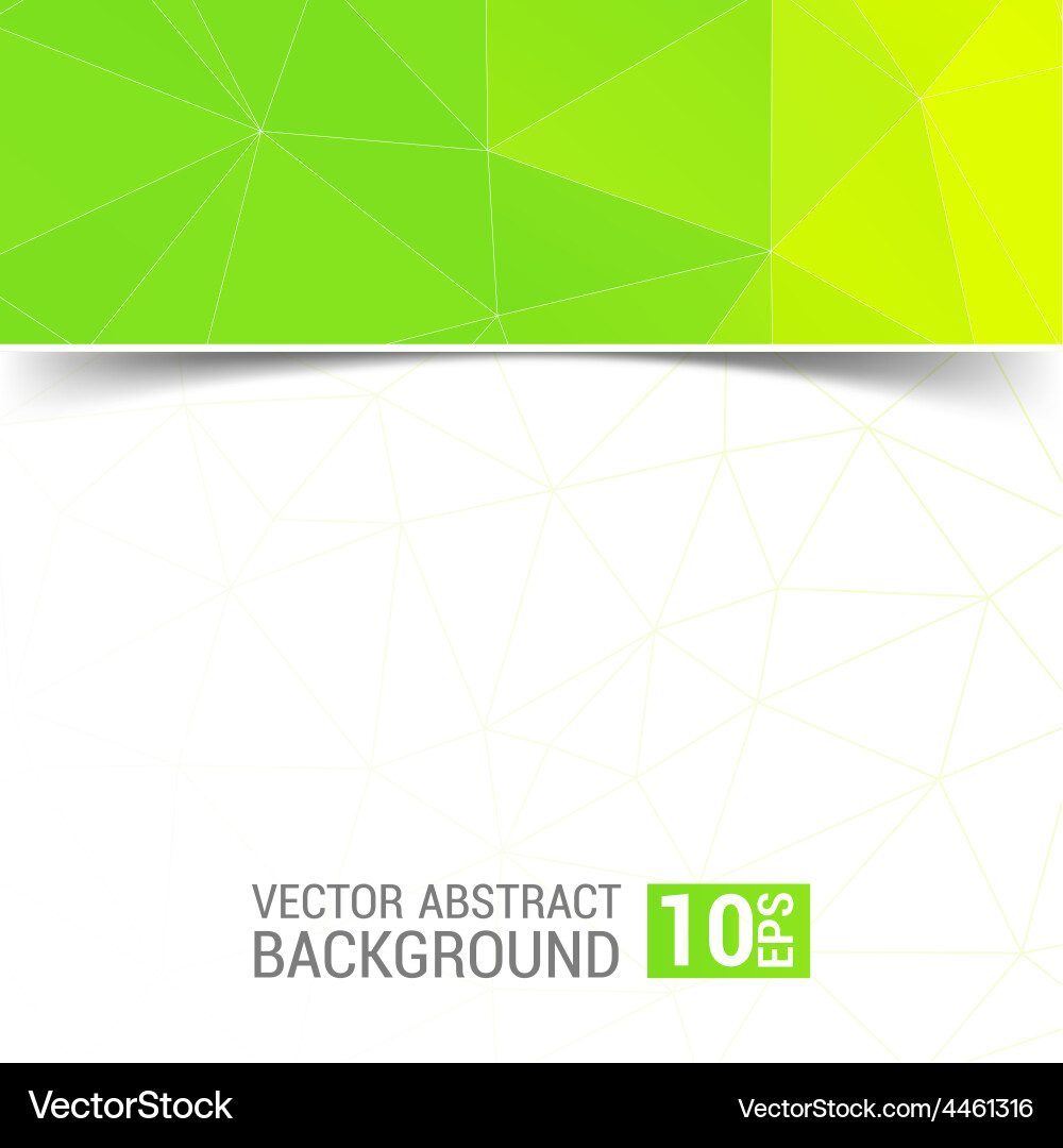 Abstract geometric background with triangular Vector Image