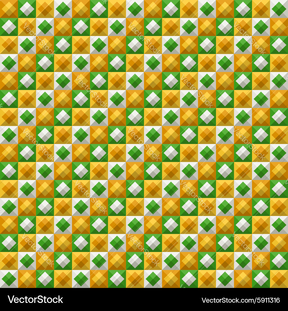 Abstract geometric pattern colorful squares vector image