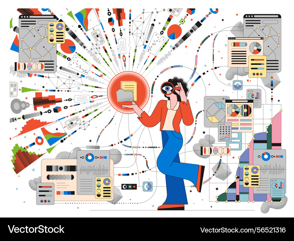 Data understanding validation and analysis Data understanding validation and analysis vector image