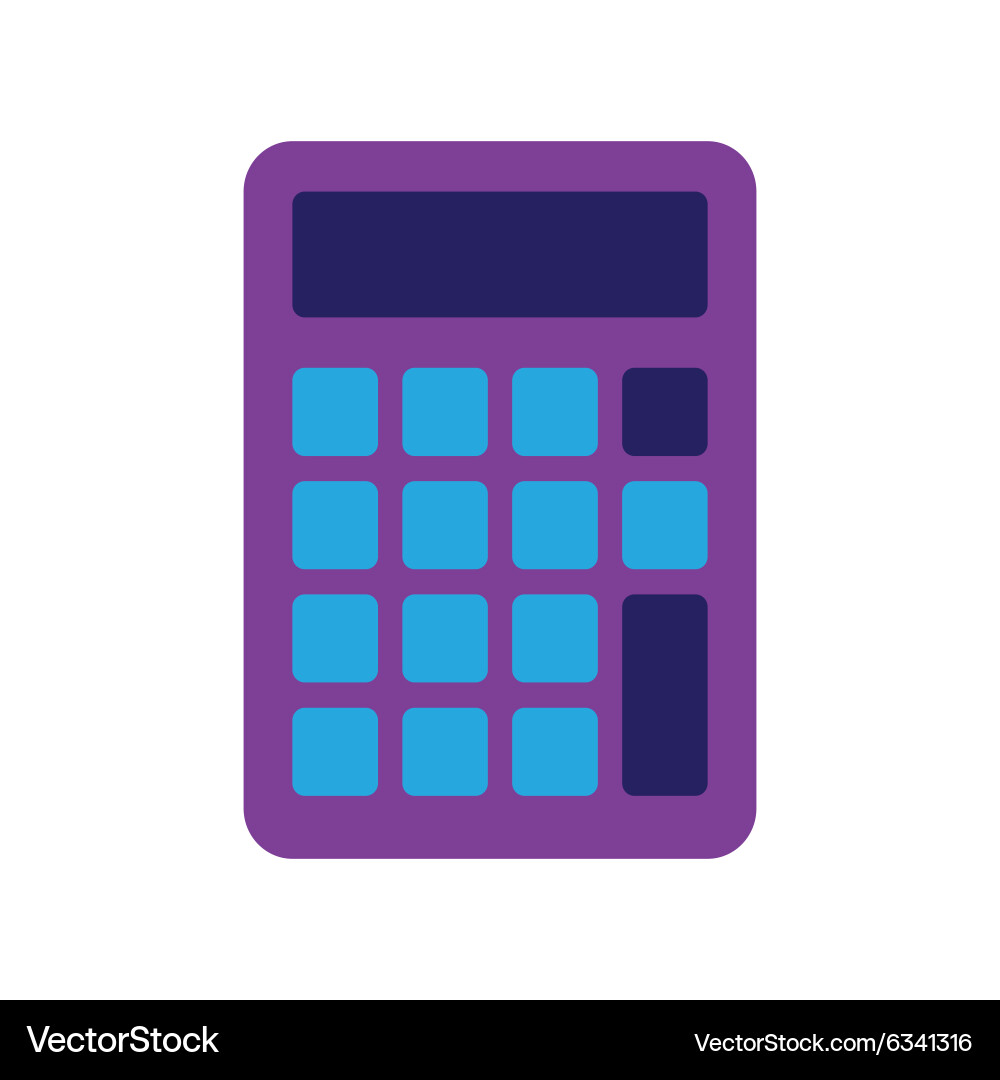 Flat with shadow icon and mobile application vector image
