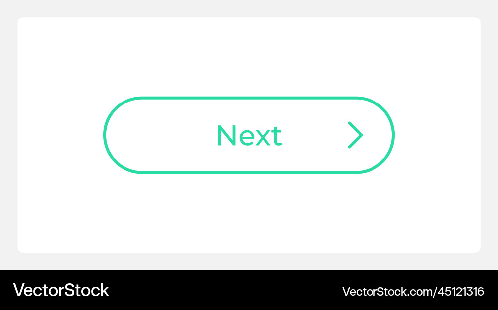 Hover nächste Bewegung Taste ui Element Vorlage Hover nächste Bewegung Taste ui Element Vorlage vektorbild