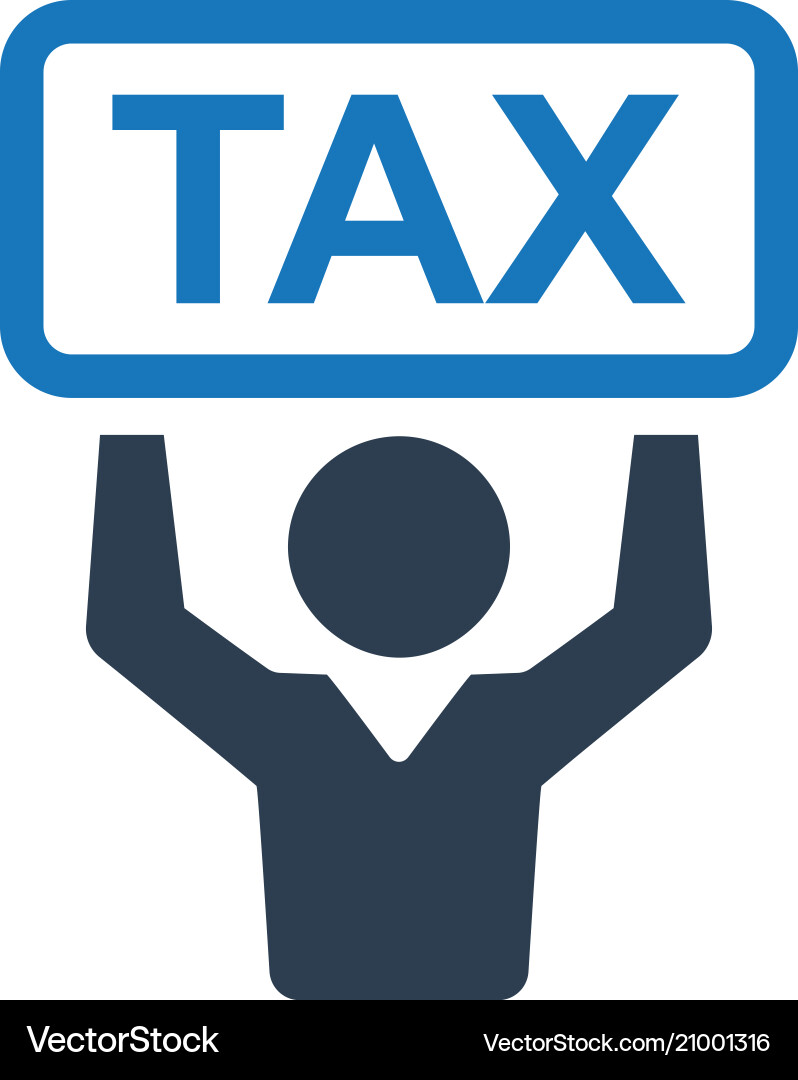 Income tax day icon (21001316) – Royalty-Free Vector | VectorStock