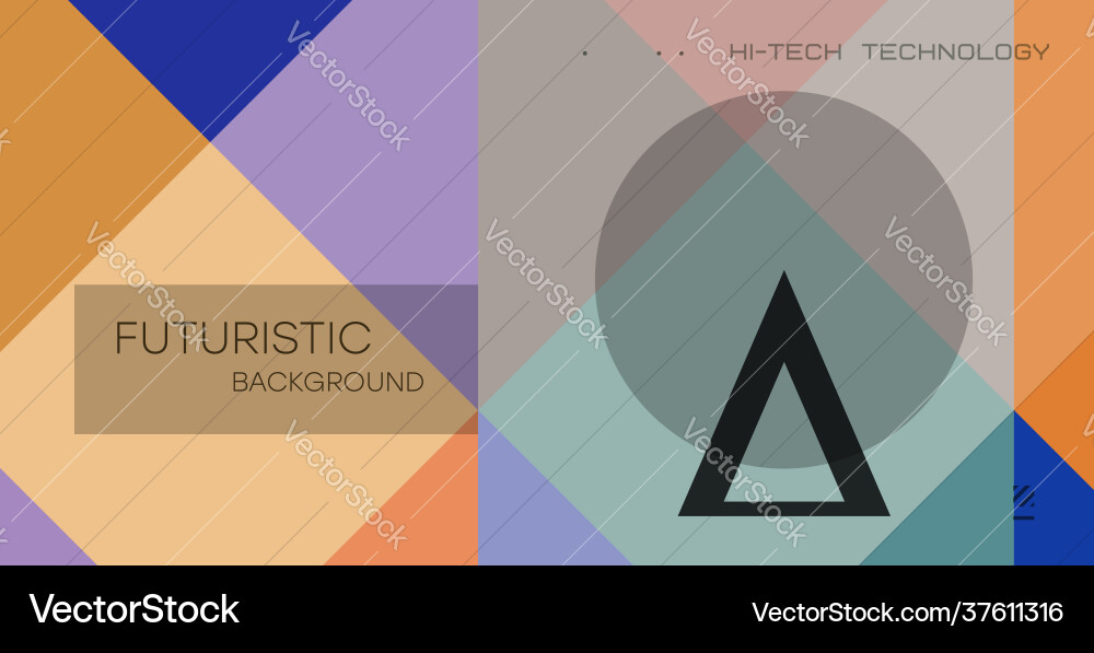 Minimal geometric background dynamic composition Vector Image