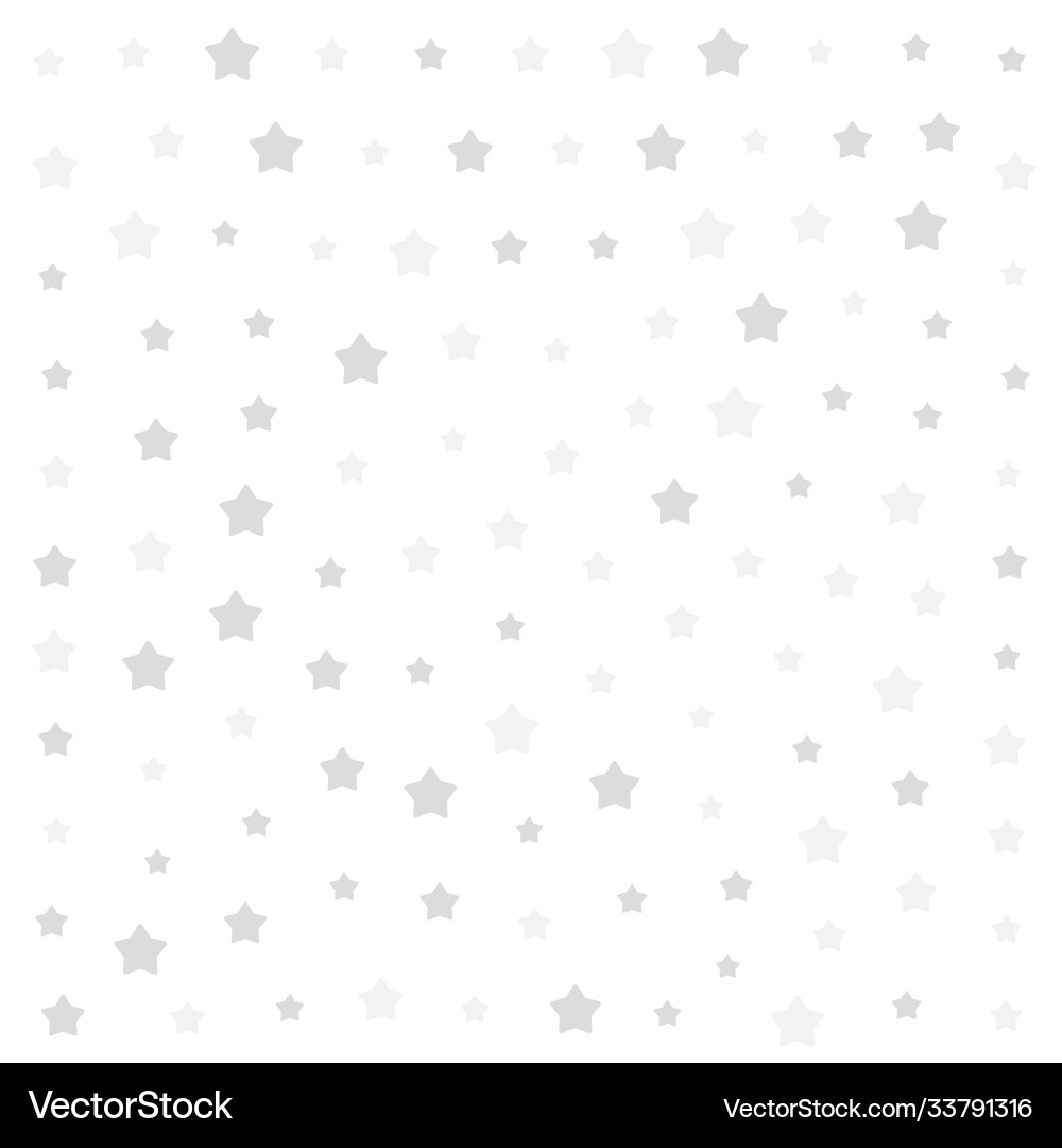 Nice stars pattern background in soft color vector image