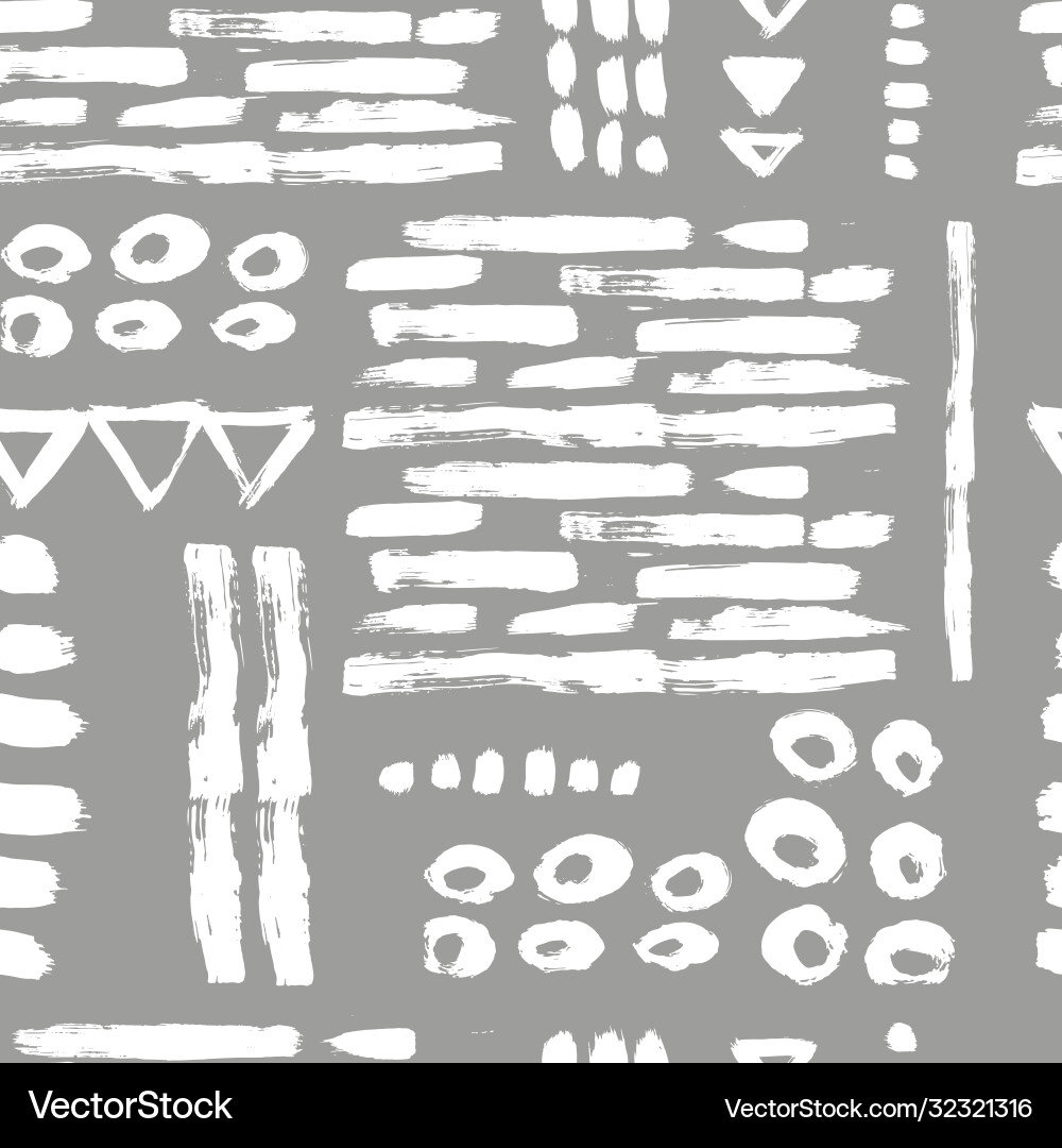 Seamless pattern with brush strokes Seamless pattern with brush strokes vector image