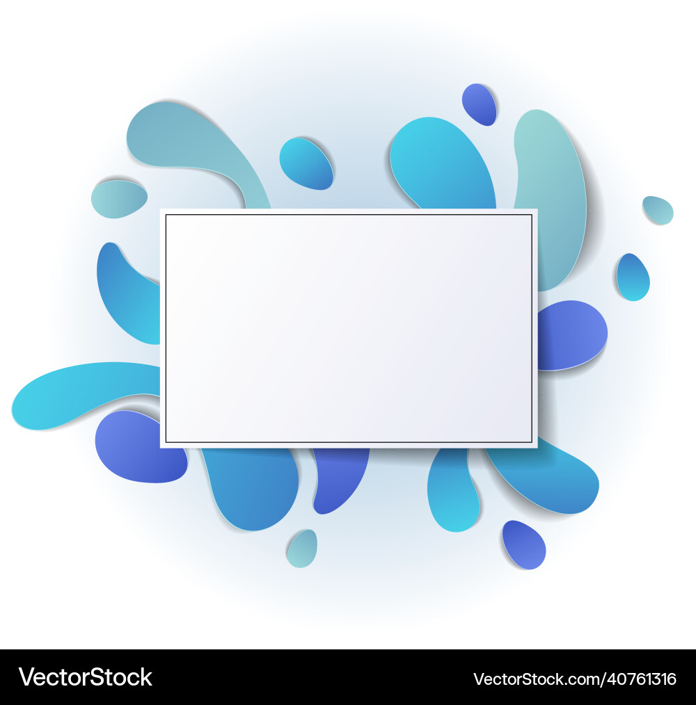 Summer frame with copy space for text design Vector Image