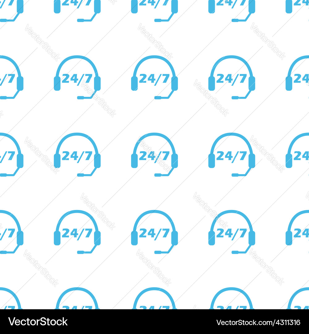 Unique support seamless pattern vector image