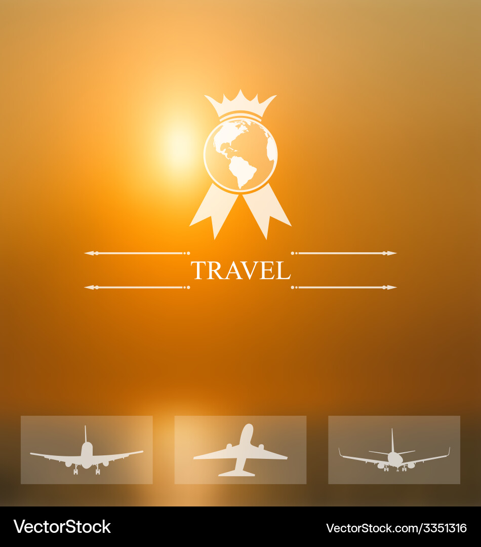 Web and mobile interface template minimal vector image