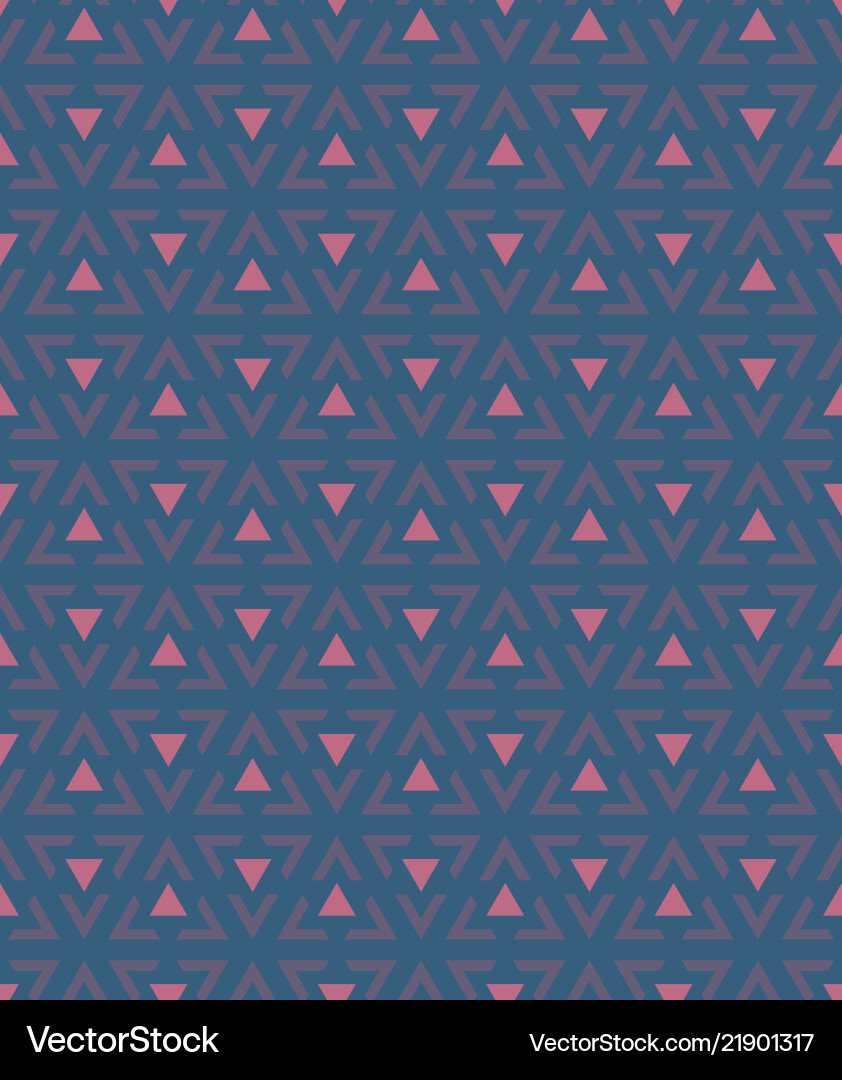Abstract background seamless triangular pattern Vector Image