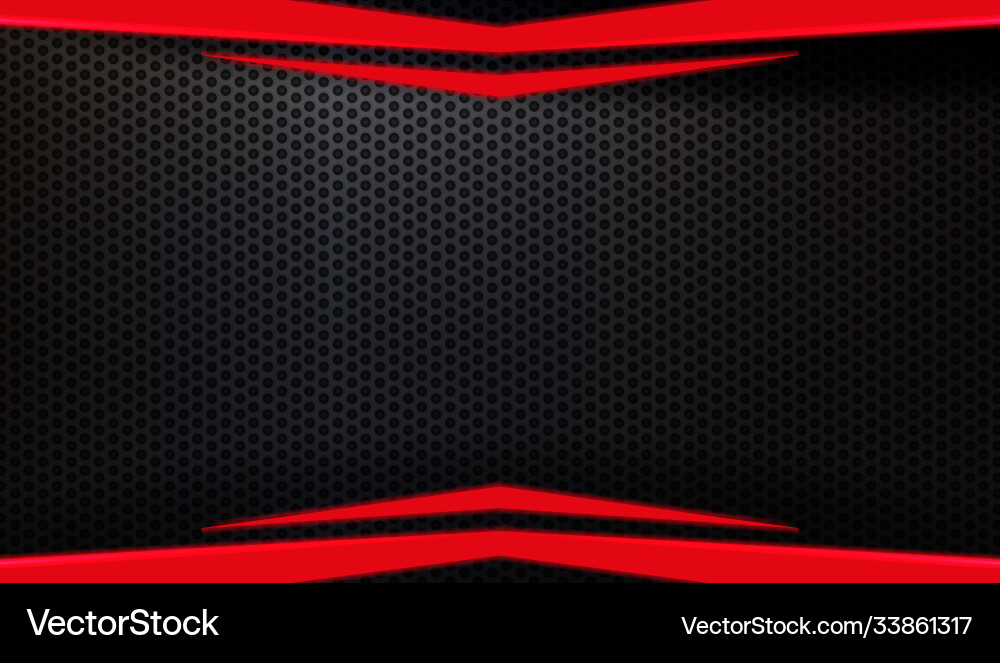 Abstract dark mesh design with gradient red vector image