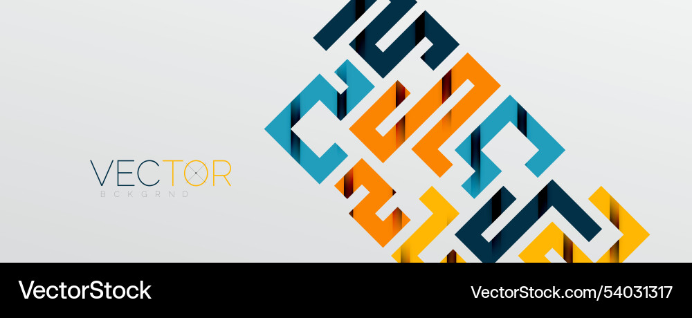 Color bend lines with shadow texture effect Vector Image